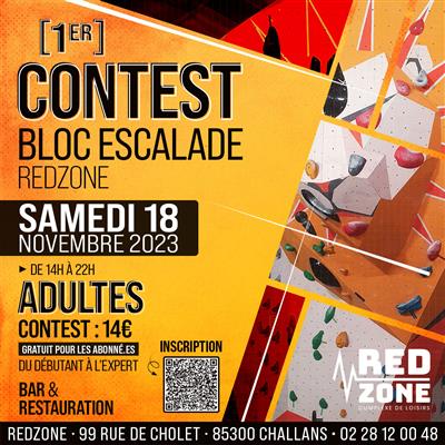 Interview. Vendée : Redzone, une compétition d'escalade indoor